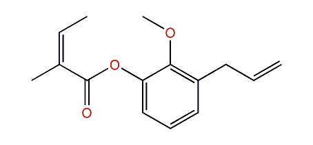 3-Allyl-2-methoxyphenyl (Z)-2-methyl-2-butenoate